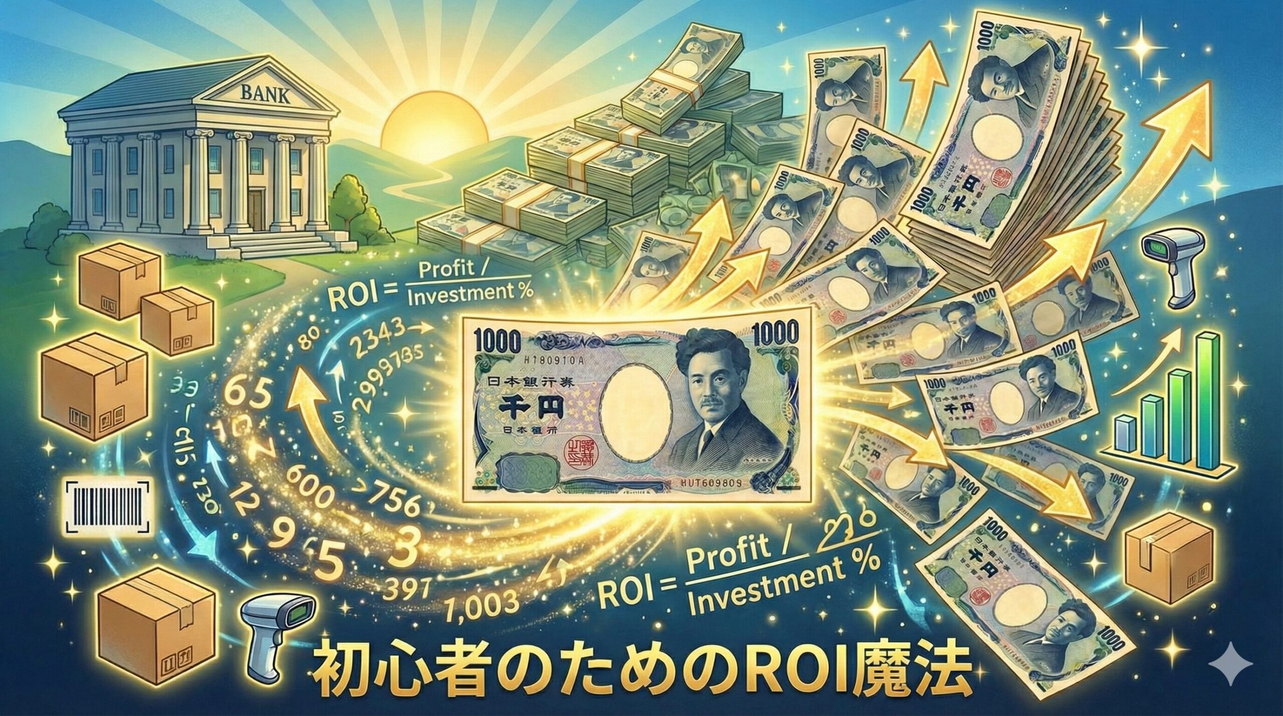 【元小売業が直伝】せどり初心者は「粗利」を捨てろ！資産を爆速で増やす「ROI」の魔法と融資への最短ルート